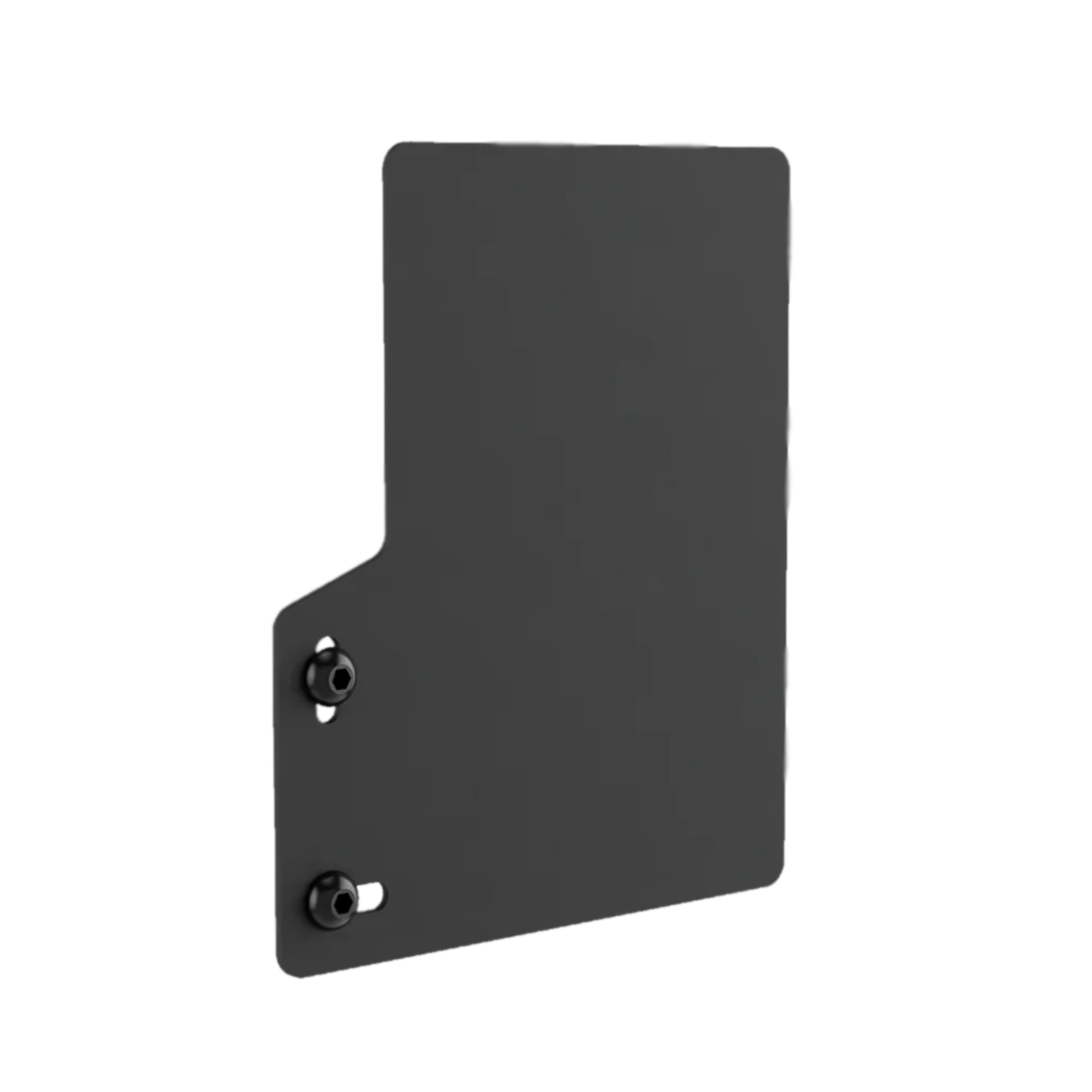 | Black steel SIMGASM Mouse Tray viewed from the front-left side